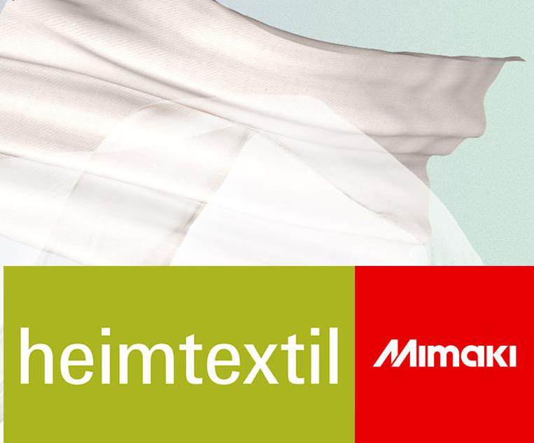 Mimaki объявляет о совместной работе над дизайном с цифровой печатью на выставке Heimtextil 2019